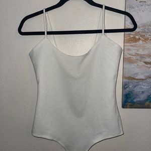 Fashion Nova White Bodysuit